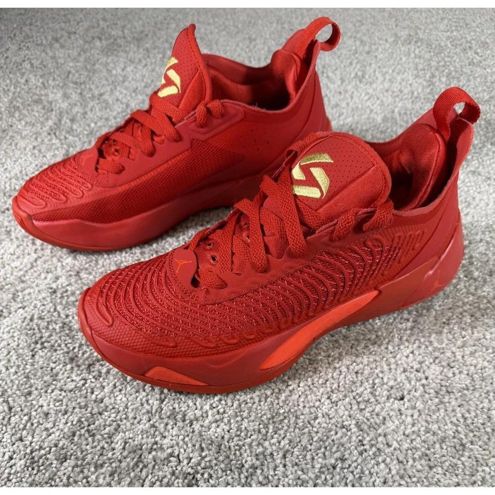 Jordan Luka 1 University Red Metallic Gold DN1772-676 Mens 8.5 Athletic Shoes